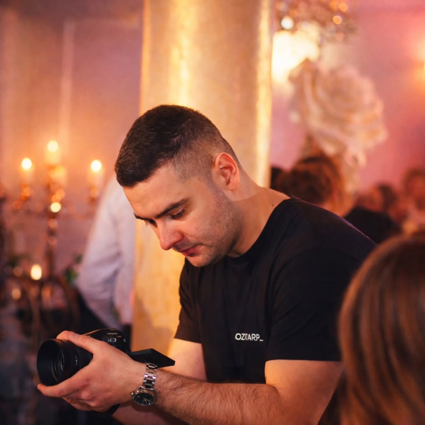 Krzysztof Zientarski na planie — Studio Zientar